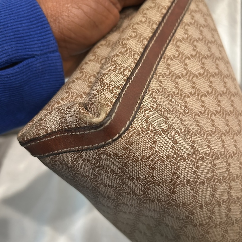 Vintage Celine Macadam zip Clutch - Picture 8 of 16